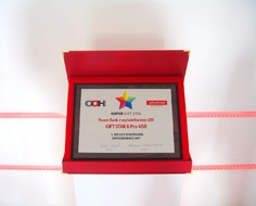 III miejsce SUPER GIFT 2016 w kategorii SUPER BUSINESS GIFT podczas Festiwalu Marketingu 2016 za Power Bank z wyświetlaczem LED