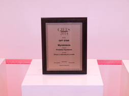 Wyróżnienie GIFTS OF THE YEAR 2014 w kategorii PRODUKTY IMPULSOWE na REMADAYS 2014 w Warszawie za SMYCZ z ZACZEPEM do PUSZEK